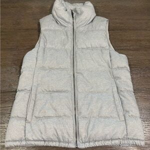 Old Navy Gray Fleece-Lined Vest